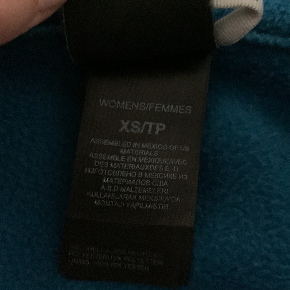 Teal blue green The North Face Jacket size XS zipper casual pockets - Picture 11 of 16
